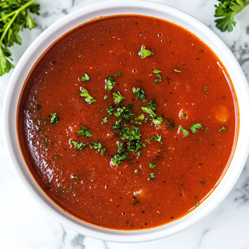 keto vegetable soup served in a white bowl